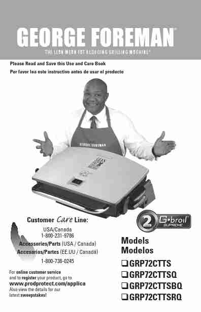 George Foreman Gas Grill GRP72CTTS-page_pdf